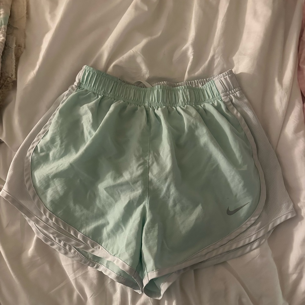 Nike Women's Light Green Athletic Shorts
